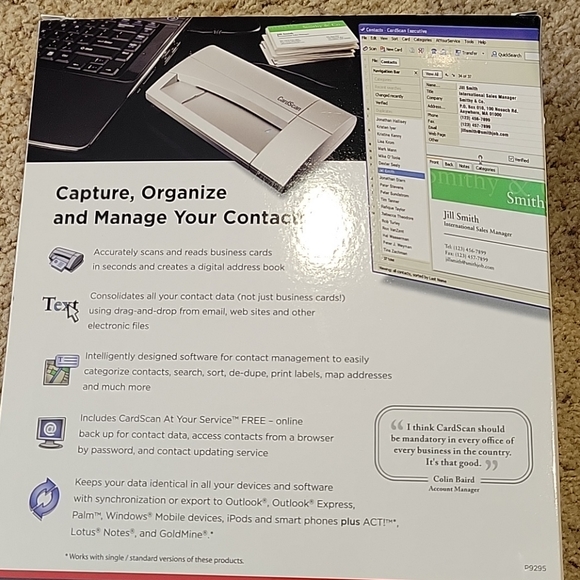 CardScan executive contact manager - Picture 2 of 3